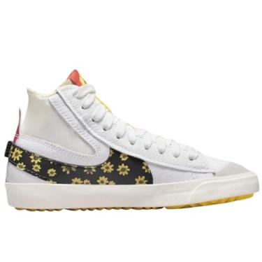 Imagem de Nike Blazer Mid '77 Jumbo Men's Shoes White/Habanero Red/Vivid Sulfur/Multi-Color (Men's, Numeric_9)