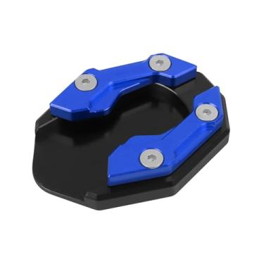 Imagem de CHIFUN Placa de extensão de suporte de reposição para Yamaha NMAX 125 155 XMAX 300 XMAX300 NMAX155 NMAX125 MT-15 MT125 MT-15 MT125 Suporte de estacionamento lateral (azul)