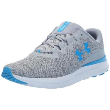 Imagem de Under Armour Charged Impulse 3 Tênis de corrida masculino de malha, (105) Cinza moderno/cinza moderno/Capri, 42