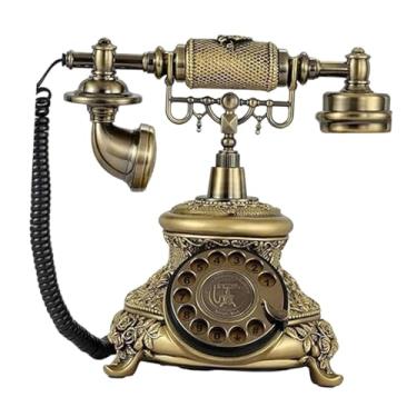 Imagem de rockible Telefone antigo telefone fixo, telefone da velha escola, telefone retrô para decoração de hotel