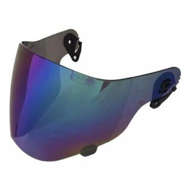 Imagem de Viseira Iridium Espelhada Para Capacete EBF Motard 2.2mm - POLIVISOR
