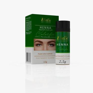 Imagem de Henna Sobrancelhas Ebelle Profissional Castanho Claro 3Gr