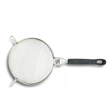 Imagem de Peneira Inox De Cozinha Coar Polvilhar Escorrer Massas 31 Cm - Monaliz