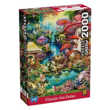 Imagem de Puzzle 2000 Peças Vilarejo Das Fadas - Grow