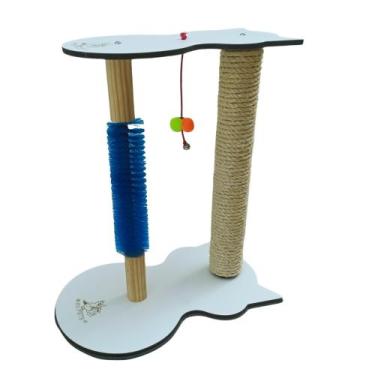 Imagem de Arranhador coçador e brinquedo pet gato o play cat da fn pets 
