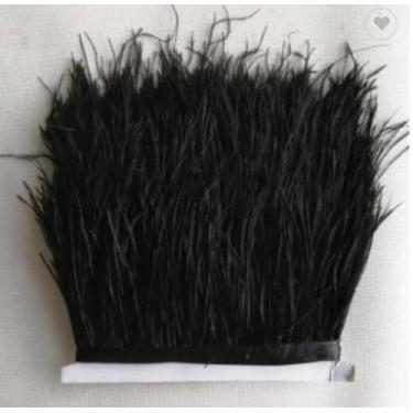 Imagem de Franja  De Plumas De Avestruz Viés De Penas 0,50 Centímetros - AZULAMO