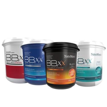 Imagem de Kit 4 Redutores de Volume Sem Formol Bbxx Beauty Black + Free + Platin