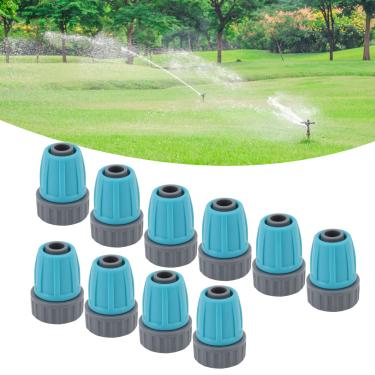 Imagem de conectores de torneira de rosca f¨ºmea G1/2 de 20 pe?as,Conectores de tubo de 16 mm, conex?o de torneira de jardim, adaptador universal de conex?es de tubula??o de gotejamento conector para fita