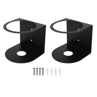 Imagem de Suporte Estável para Lata de Spray de Ferro para Montagem na Parede, Revestido a pó, Fácil de Instalar Com Parafusos, Solução de Armazenamento Versátil para Oficina de Garagem