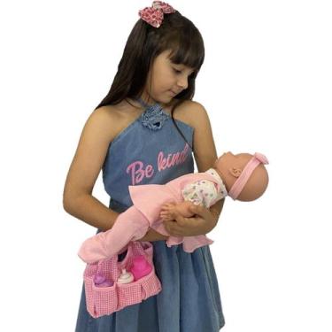 Imagem de Kit Boneca Judy Minha Primeira Oração + Bolsa Acessórios - Milk Brinqu