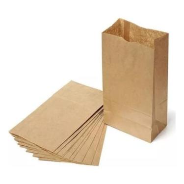 Imagem de 1000 un saco de papel kraft pequeno sos para delivery food - E A COSTA