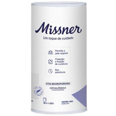 Imagem de Fita Microporosa Branca 10cm x 4,5m - Missner