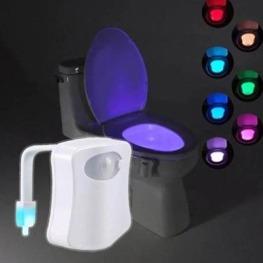 Imagem de Sensor Luz Led 8 Cores Vaso Sanitário Privada Lightbowl - JFAN