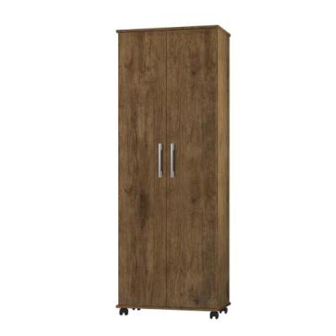 Imagem de Armário Multiuso Arezzo 2 Portas 4 Rodízios Jequitibá J&A Móveis - J &