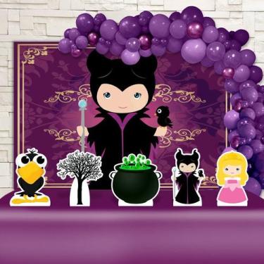 Imagem de Kit Festa Ouro Malévola Cute - IMPAKTO VISUAL