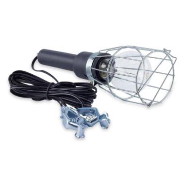 Imagem de Pendente de Luz 12V com Lâmpada de 40W Gaiola e Garras para Bateria - 