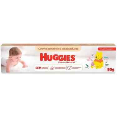 Imagem de Creme Preventivo para Assaduras Infantil Huggies - Puro e Natural 80g