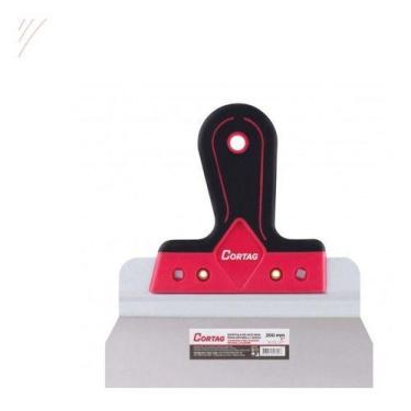 Imagem de Espátula Massa Corrida 200mm 20cm Drywall Gesso Cortag
