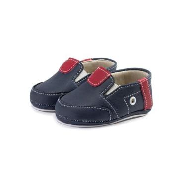 Imagem de Sapato mocassim baby menino recem nascido sapatinho infantil confortav