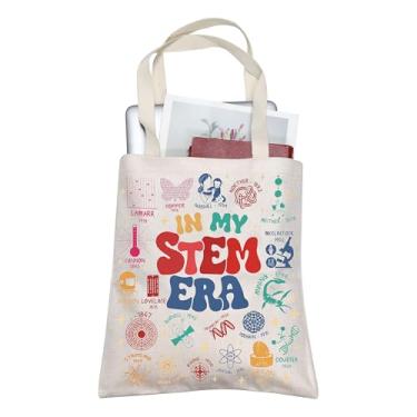 Imagem de BLUPARK Bolsa feminina In My Stem Era, presente para professores de ciências, presente para amantes de ciências, presente PHD feminista, Bolsa Science Era