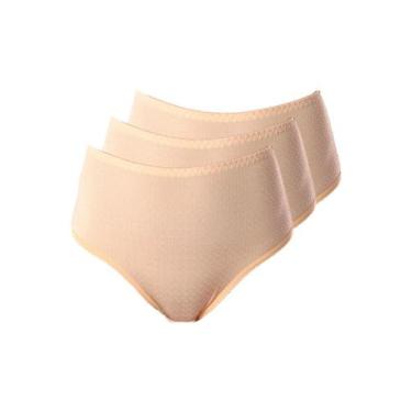 Imagem de Kit com 3 Calcinhas Alta Nova Bibelô Demillus 57487, Amarelo, G