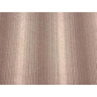 Imagem de Papel de Parede Listrado Amassado Marrom e Preto - Via Decor