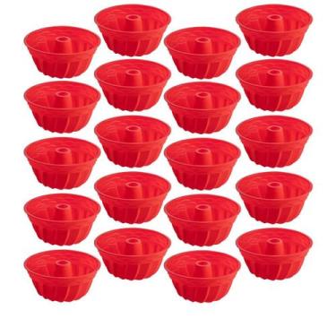 Imagem de Jogo 20 Assadeira Redonda Espiral Silicone Sortida Silicone - QUALITY 