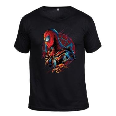 Imagem de Camisa Personalizado Homem Aranha Vingadores Adulto 100% Algodão - Cas