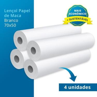 Imagem de Lençol Papel Hospitalar Descartavel Maca 70x50 4 rolos - SUL PAPER