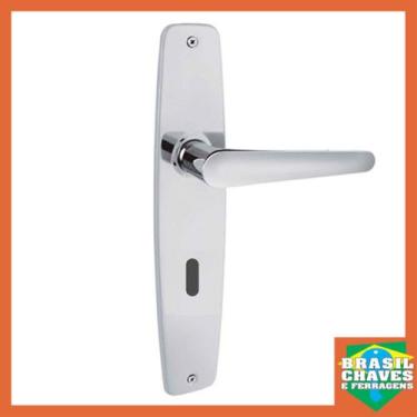 Imagem de Fechadura para porta de Quarto Interna MARESIAS Conjunto 125 Cromada 5