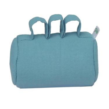 Imagem de Generic Almofada de mão com pega de palma, separador de dedos, confortável, resistente ao suor, protetor de dedos, barra de apoio para exercícios de treino