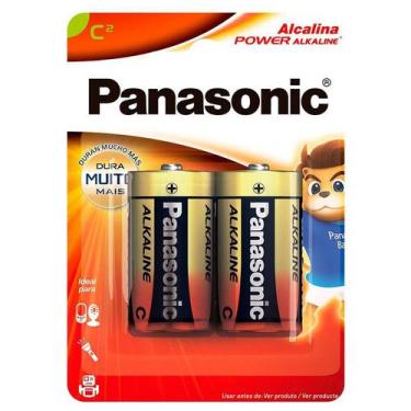 Imagem de 2 Pilhas Alcalinas C Panasonic