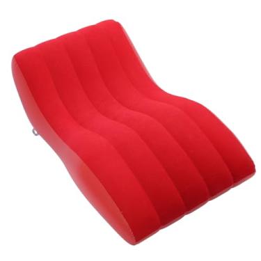 Imagem de Espreguiçadeira Inflável, Cadeira de sofá Inflável Rápida Portátil, sofá Preguiçoso Dobrável Suave e Confortável Em PVC, Ideal para Uso Em Sala de Estar e Acampamento Ao Ar Livre