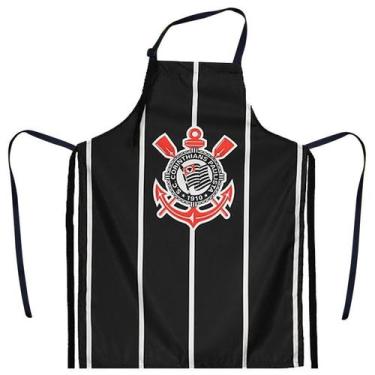 Imagem de Avental do Corinthians Listrado - JC Flamulas