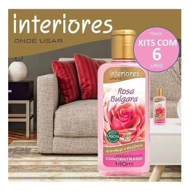 Imagem de Kits 6 Essências Concentrada Fragancia Rosa Bulgara Aconchego - Ubon, 
