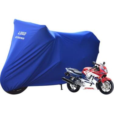 Imagem de Capa De Moto Honda CBR 600 F Sob Medida Com Logo - Mz, Azul