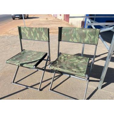 Imagem de Cadeira pratica de praia camuflada - GEOVANE TENDAS