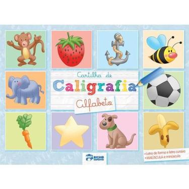 Imagem de Livro cartilha caligrafia alfabeto bicho esperto