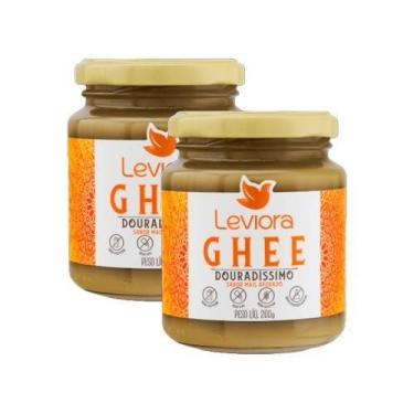 Imagem de Kit 2X: Manteiga Ghee Douradíssimo Sem Lactose Leviora 200g