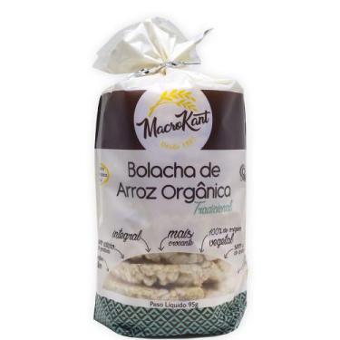Imagem de Bolacha de Arroz Orgânica Tradicional Macrokant 95g