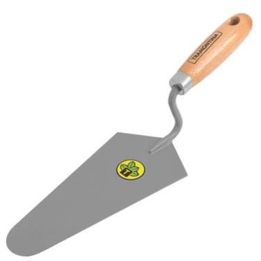 Imagem de Colher De Pedreiro 8"" Em Aco C/Cabo De Madeira Tramontina