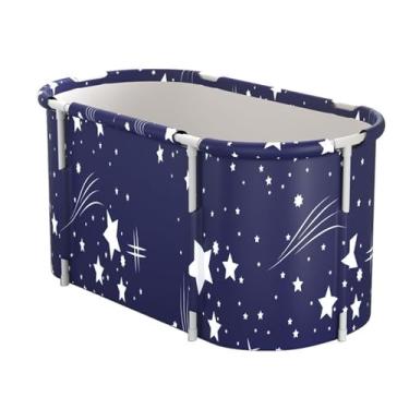 Imagem de Banheira Dobrável para Adultos Semme, Banheira Dobrável Portátil de Corpo Inteiro para Banheiro Doméstico, Fácil de Armazenar