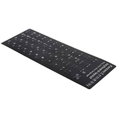 Imagem de ZJchao Adesivos de Teclado Coreano à Prova d'água para Laptop de 10 a 17 Polegadas, Notebook, Computador de Mesa