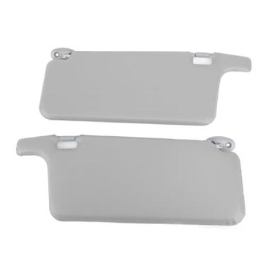 Imagem de Viseira Solar do Carro, Viseira Solar Cinza do Lado Esquerdo do Motorista e Viseira Solar do Lado Direito do Passageiro, Conjunto de Viseira Solar Com Bloqueio de Luz Solar para