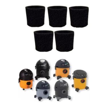 Imagem de 5 Unidades Filtro de Espuma Aspirador de pó Compact Silence Power New Duo
