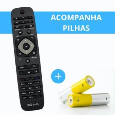 Imagem de Controle Remoto TV Compatível Smart Philips  FBG 7413
