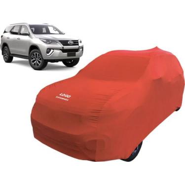 Imagem de Capa de tecido para cobrir carro Toyota Hilux SW4 - Mz, Vermelha