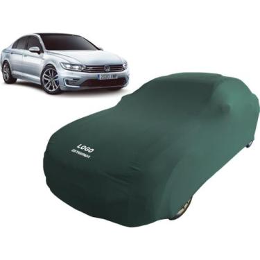 Imagem de Capa Para Cobrir Carro Vw Novo Passat Tsi Tecido Helanca - Mz, Verde