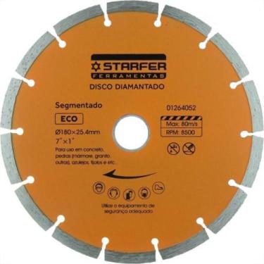 Imagem de Disco Diamantado Starfer Segmentado 180Mm Seco/Agua