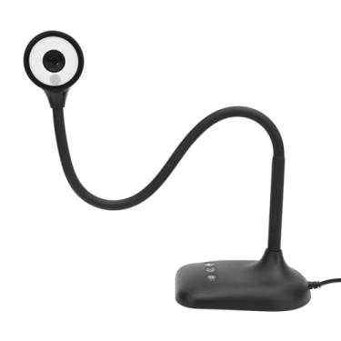 Imagem de Câmera de Documentos USB 2K Com Foco Automático Função Invertida para Videoconferência Educação Em Casa 5MP Visualizador USB 2592x1944p Vitória Pc Preto